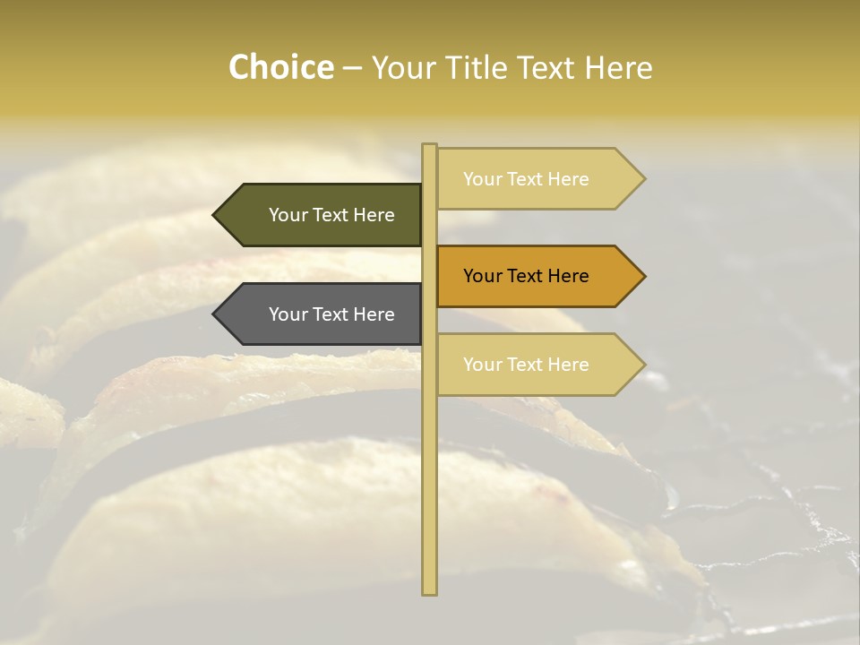 Grilled Banana PowerPoint Template