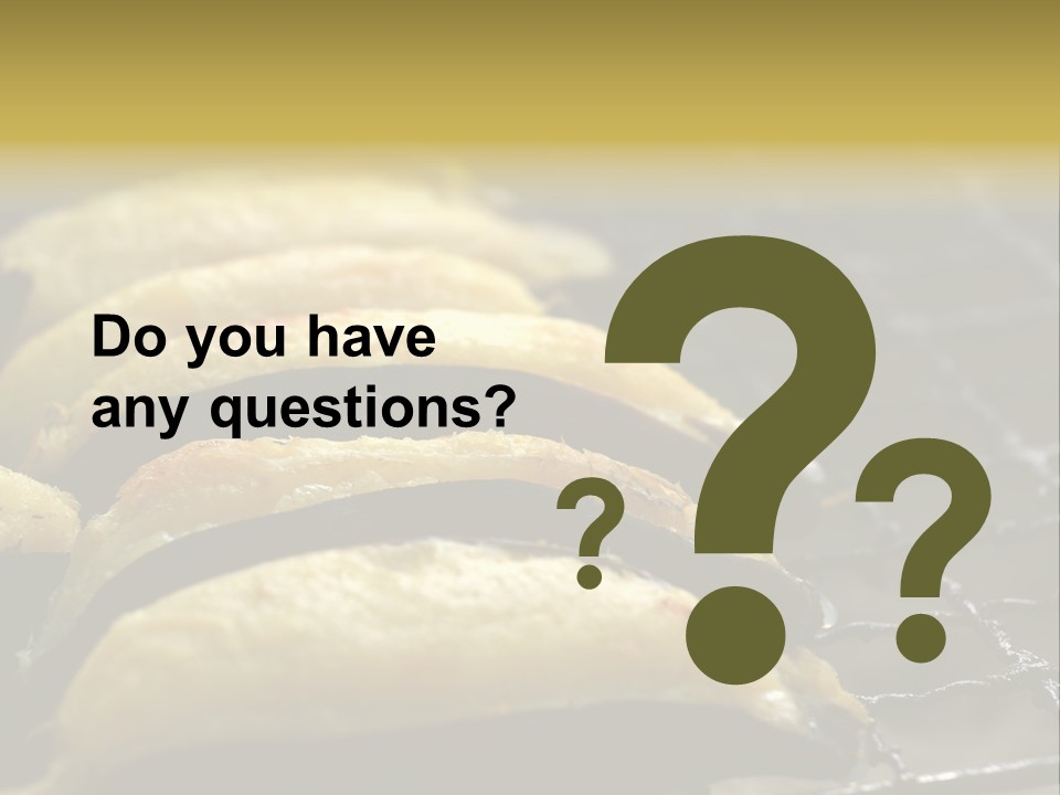 Grilled Banana PowerPoint Template