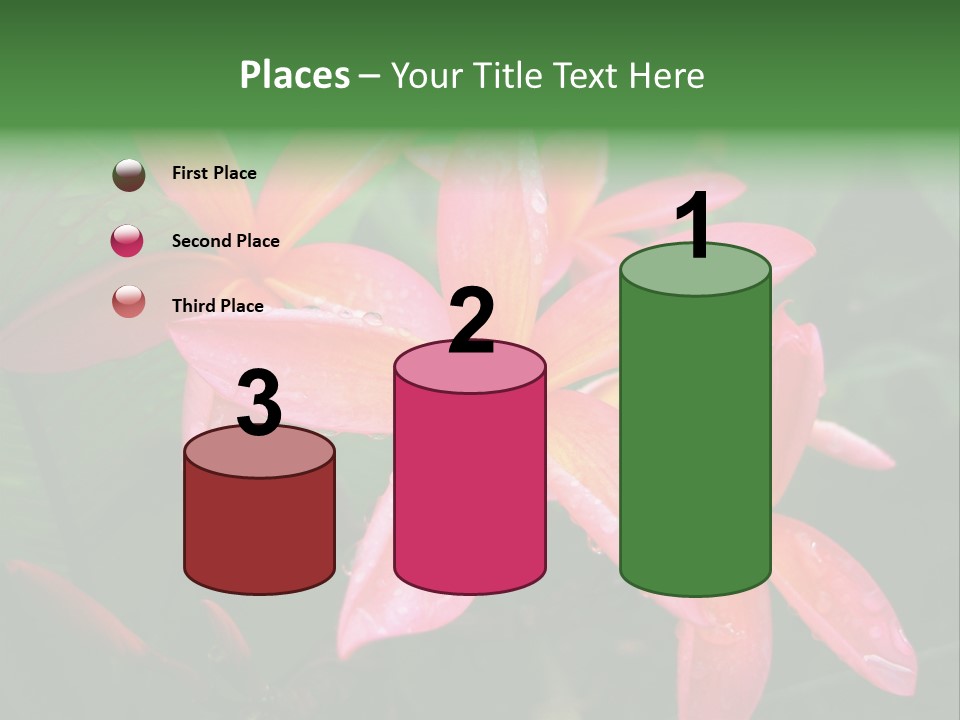 Plumeria Burst PowerPoint Template