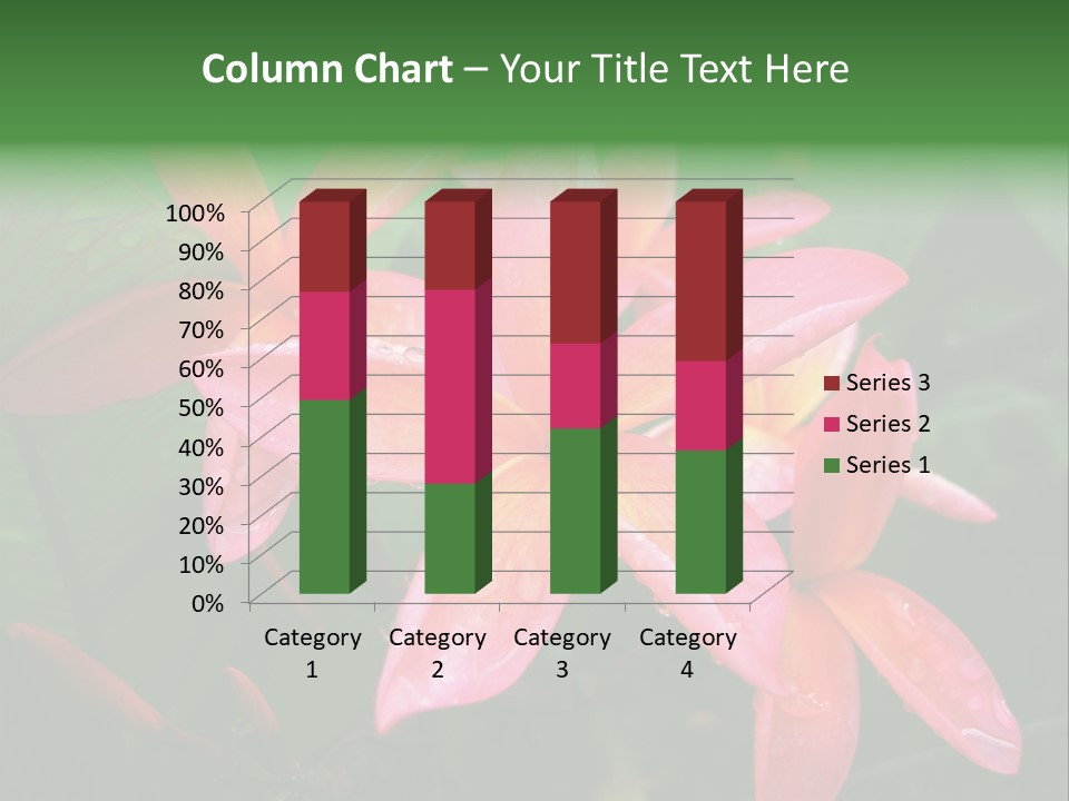 Plumeria Burst PowerPoint Template