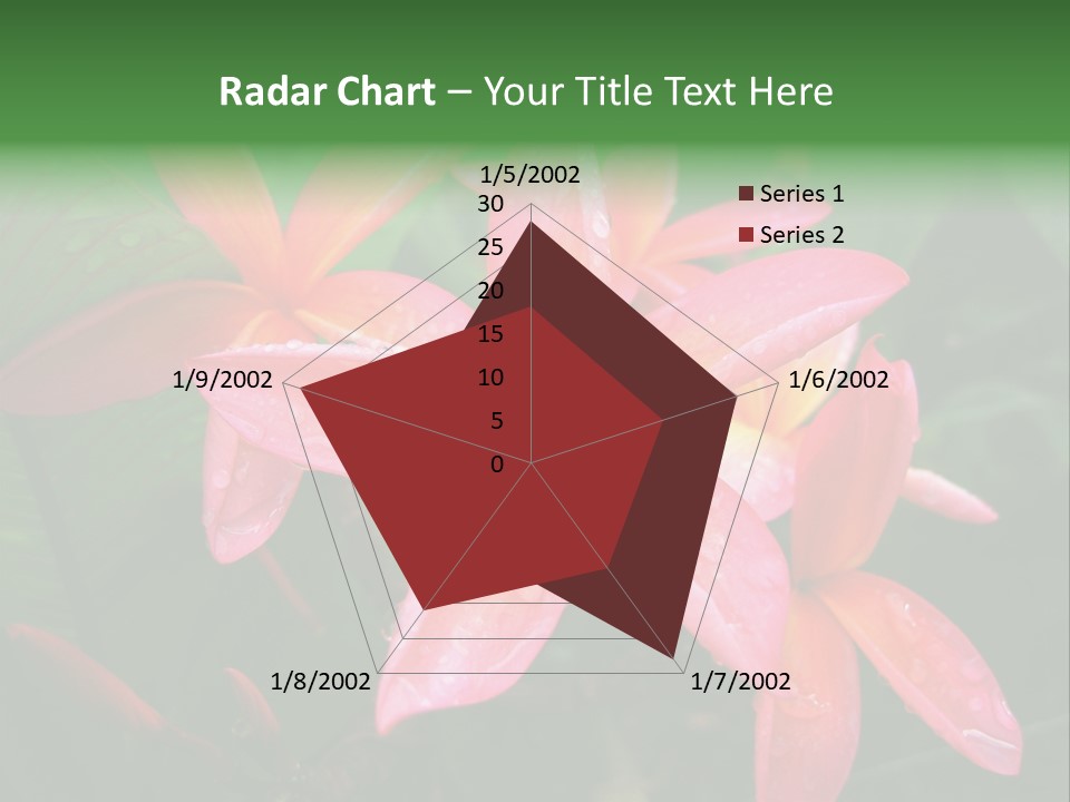 Plumeria Burst PowerPoint Template
