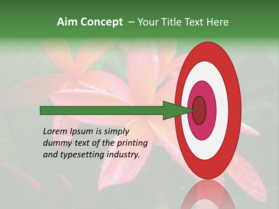 Plumeria Burst PowerPoint Template