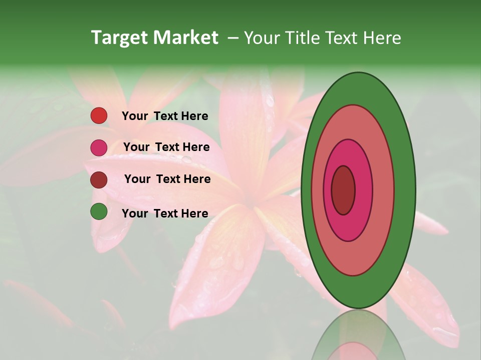 Plumeria Burst PowerPoint Template