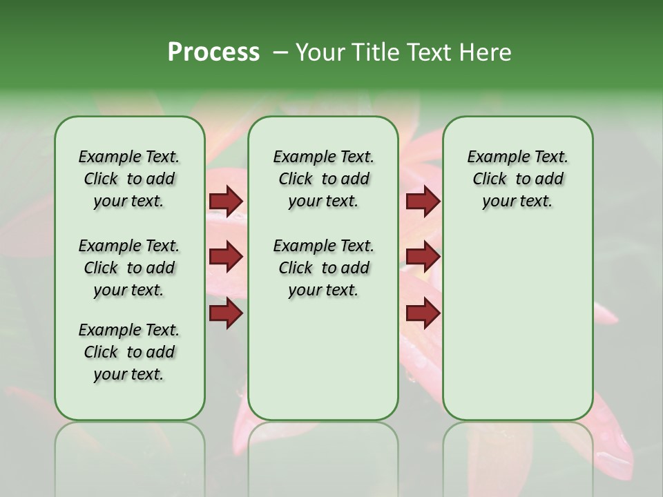 Plumeria Burst PowerPoint Template