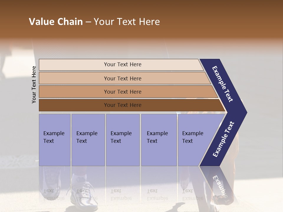 A Person Walking A Brown And White Dog On A Leash PowerPoint Template