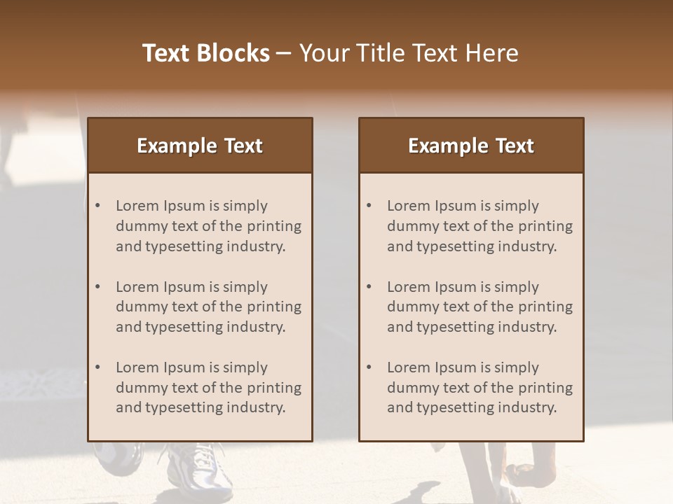 A Person Walking A Brown And White Dog On A Leash PowerPoint Template