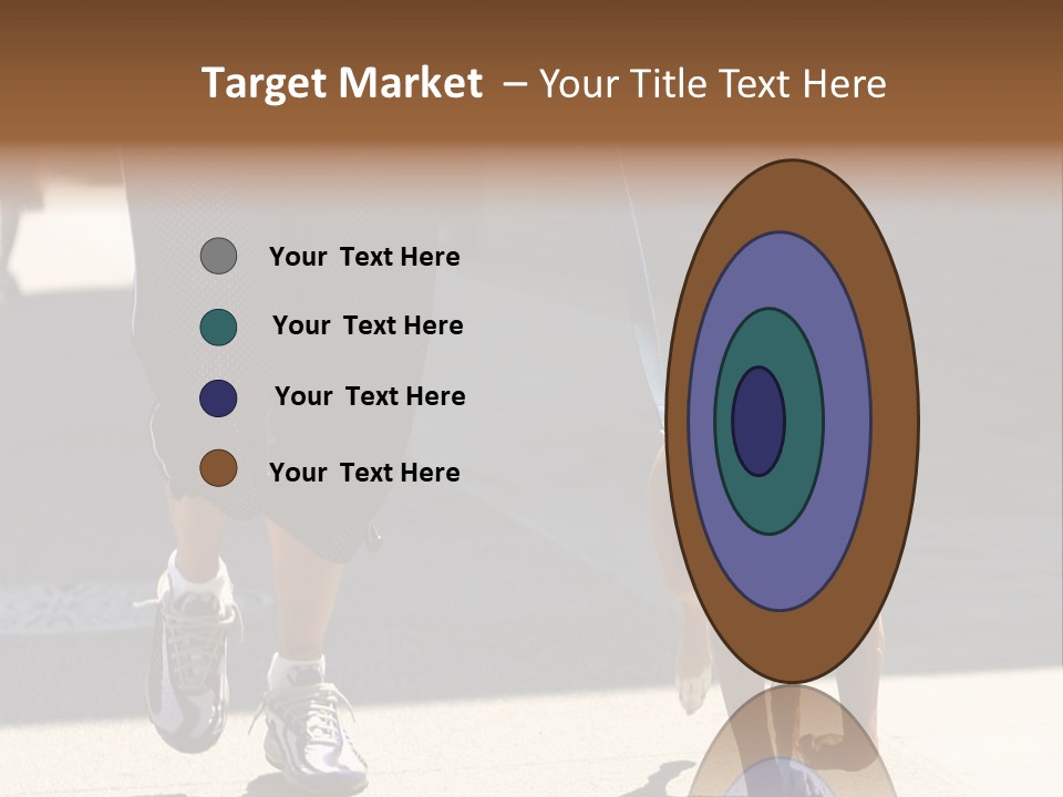 A Person Walking A Brown And White Dog On A Leash PowerPoint Template