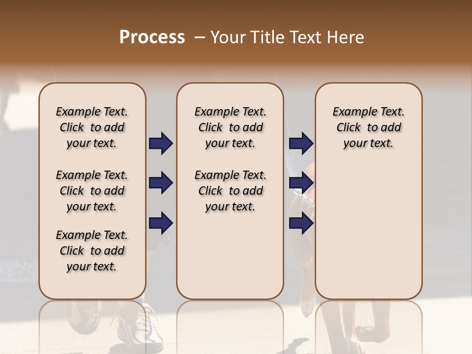 A Person Walking A Brown And White Dog On A Leash PowerPoint Template