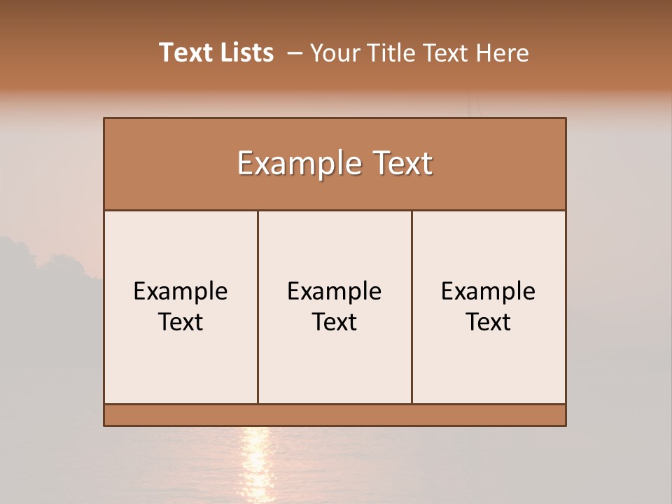 Silhouettes Of Sailboat At Sunset, Ibiza PowerPoint Template
