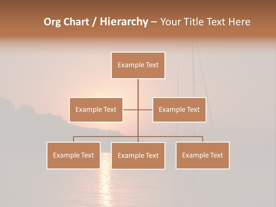 Silhouettes Of Sailboat At Sunset, Ibiza PowerPoint Template