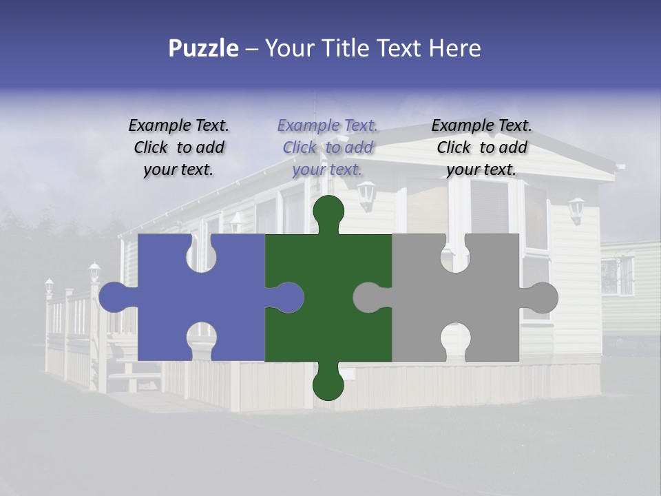 Static Holiday Home PowerPoint Template