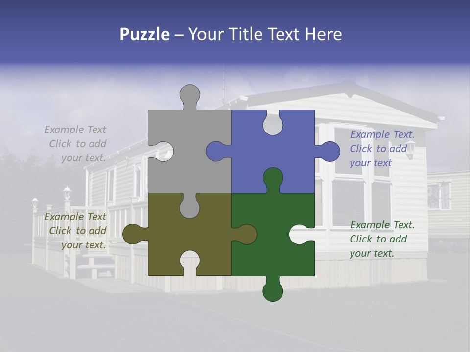 Static Holiday Home PowerPoint Template