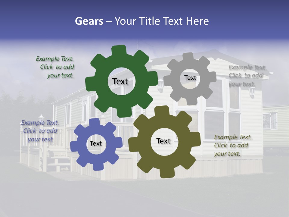 Static Holiday Home PowerPoint Template