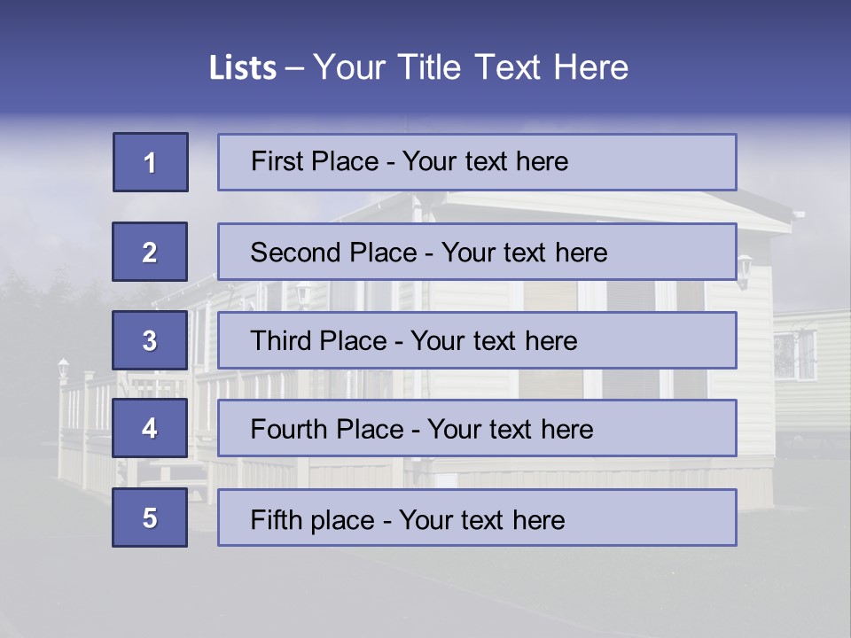 Static Holiday Home PowerPoint Template