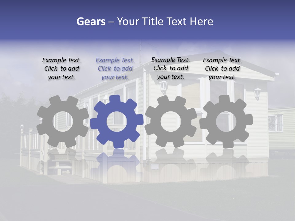 Static Holiday Home PowerPoint Template