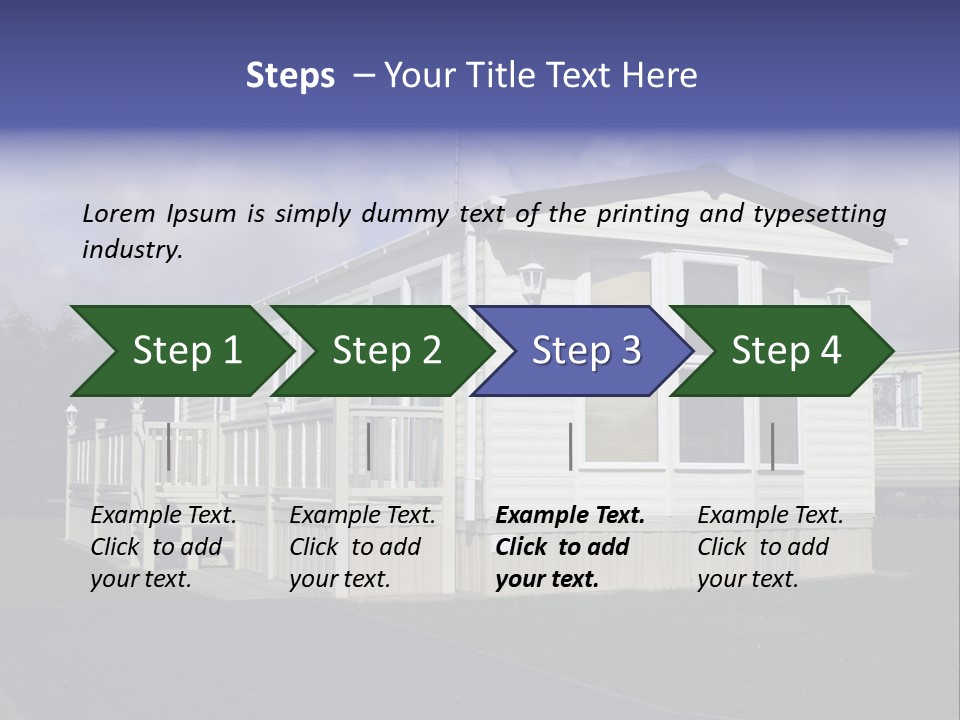 Static Holiday Home PowerPoint Template