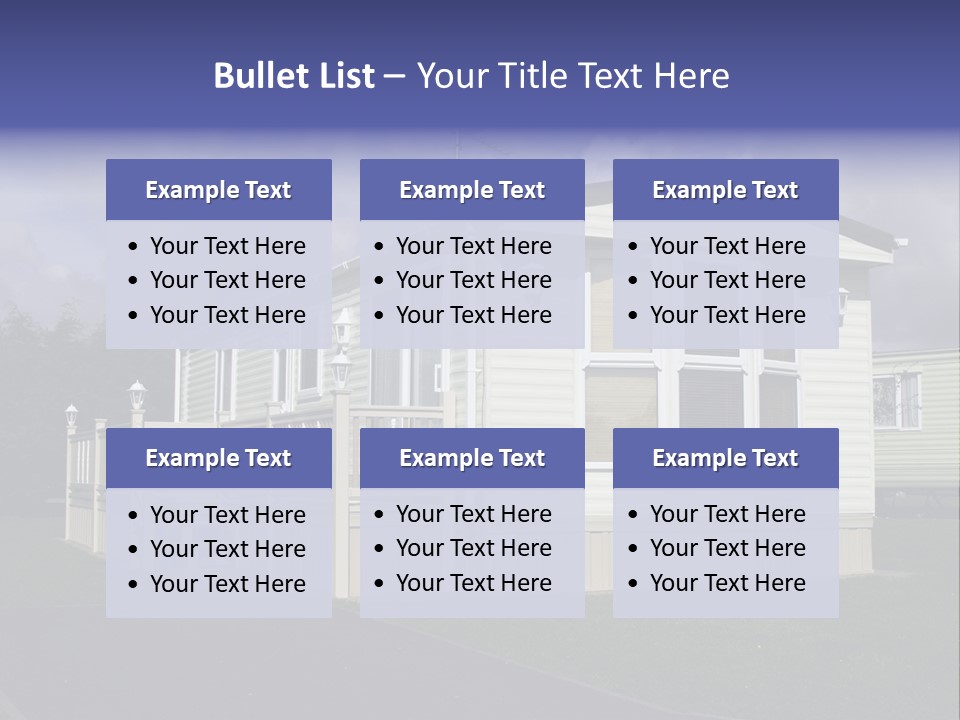 Static Holiday Home PowerPoint Template