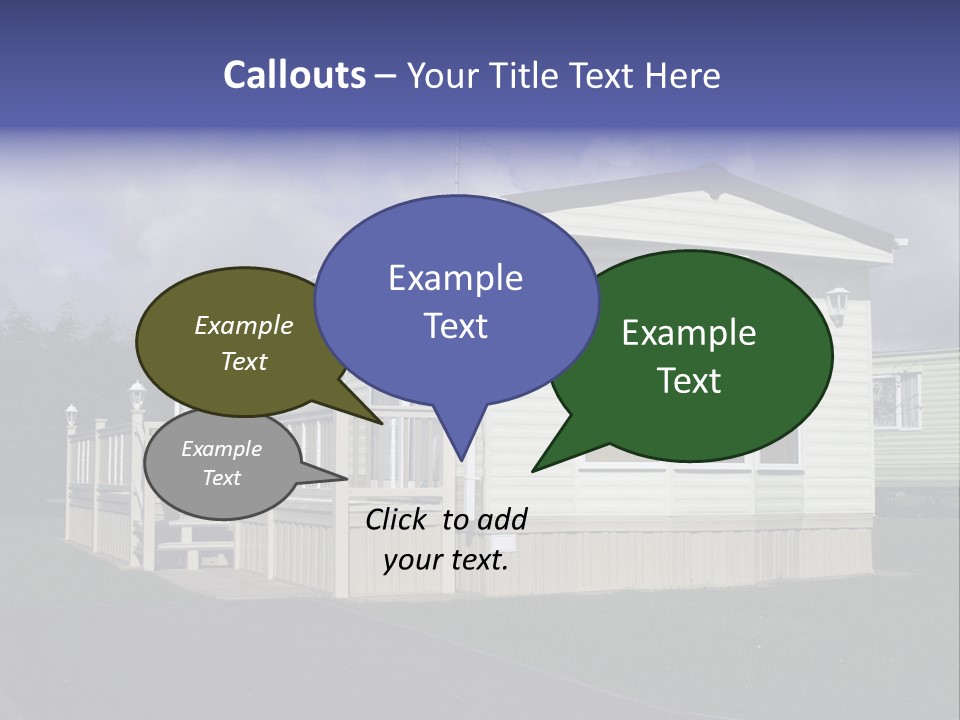 Static Holiday Home PowerPoint Template