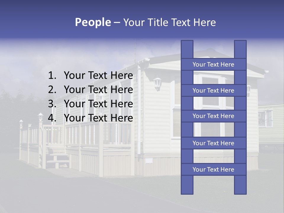 Static Holiday Home PowerPoint Template