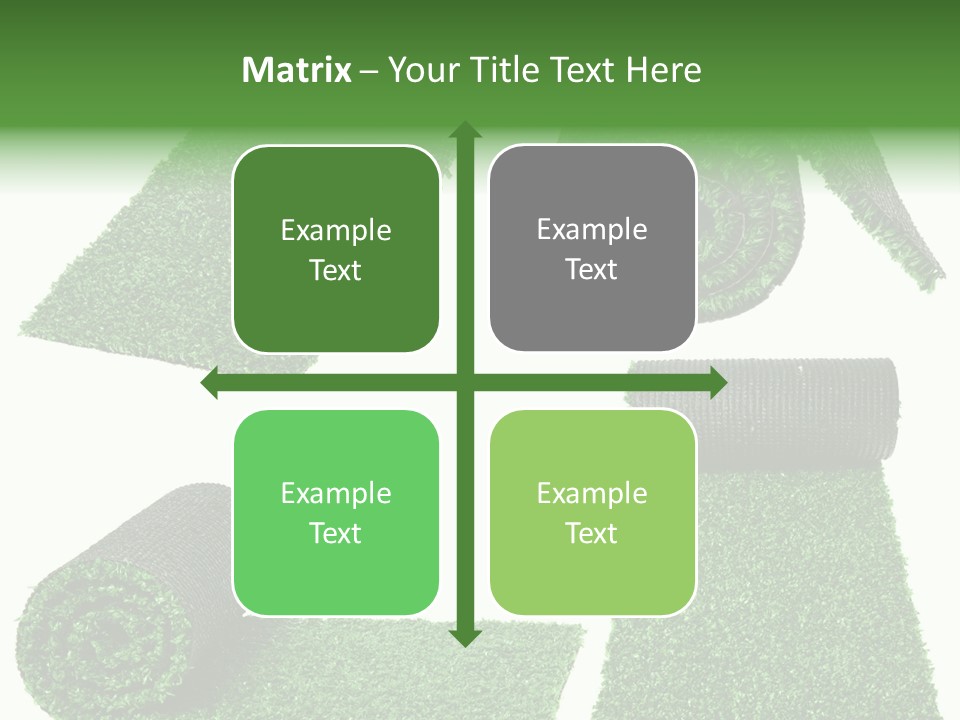 Autumn In Public Garden. Young Couple On A Path PowerPoint Template