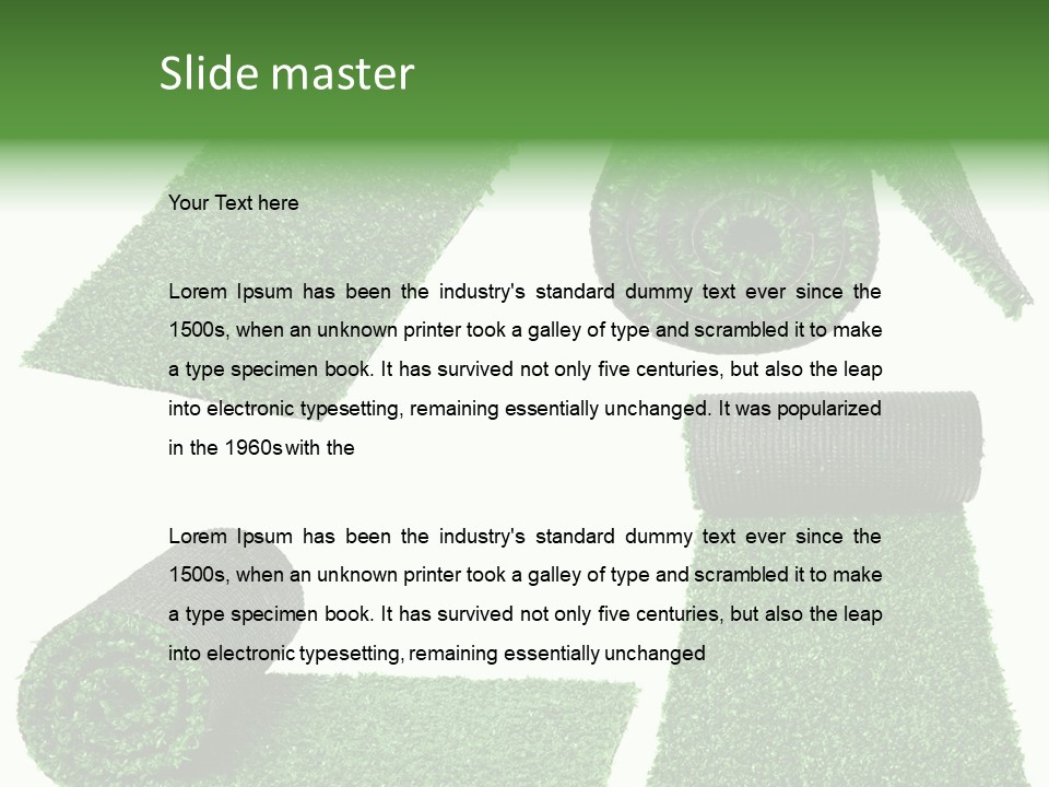 Autumn In Public Garden. Young Couple On A Path PowerPoint Template