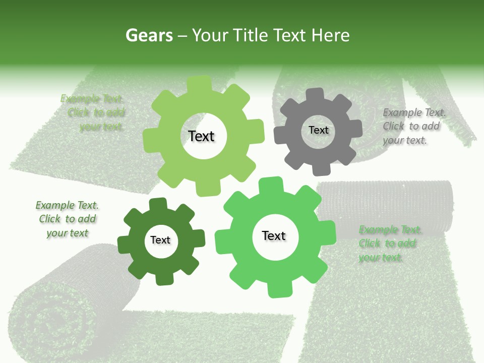 Autumn In Public Garden. Young Couple On A Path PowerPoint Template