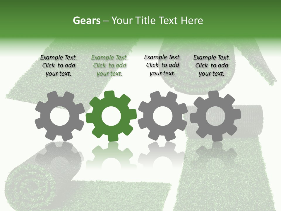 Autumn In Public Garden. Young Couple On A Path PowerPoint Template