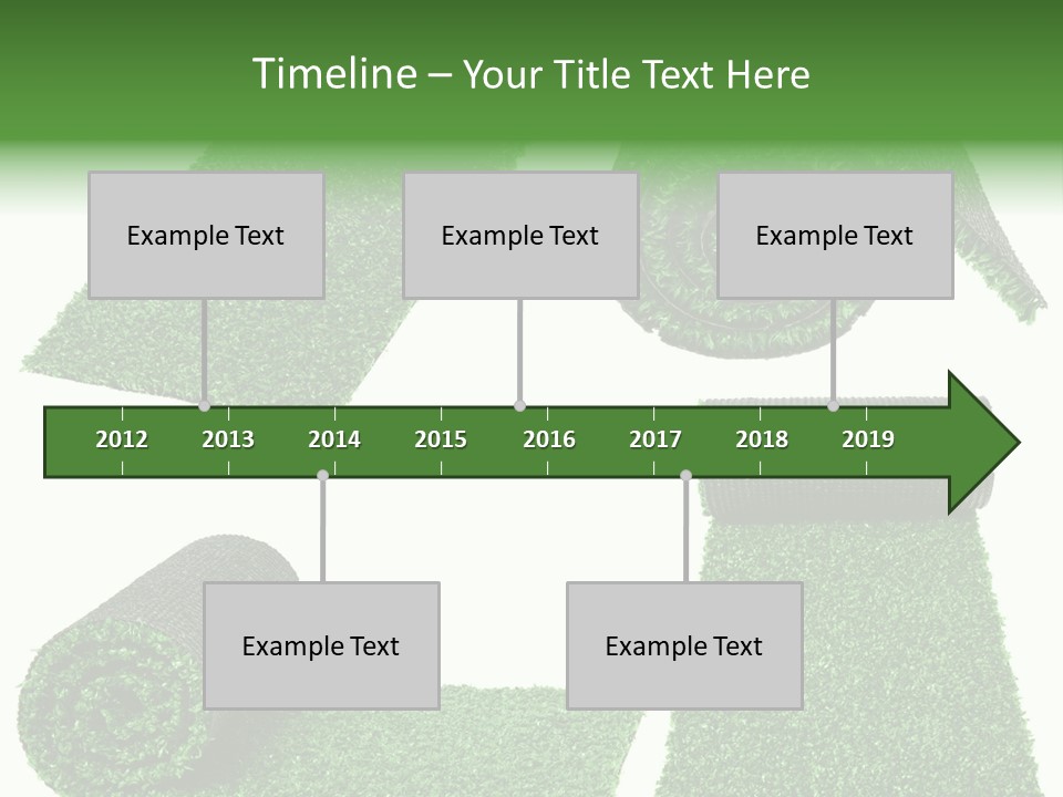 Autumn In Public Garden. Young Couple On A Path PowerPoint Template