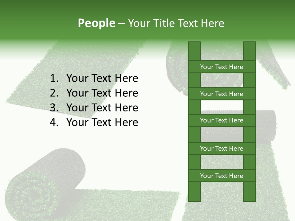 Autumn In Public Garden. Young Couple On A Path PowerPoint Template