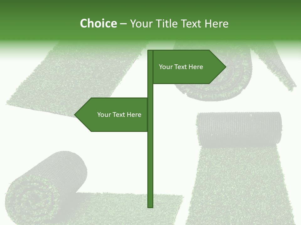 Autumn In Public Garden. Young Couple On A Path PowerPoint Template