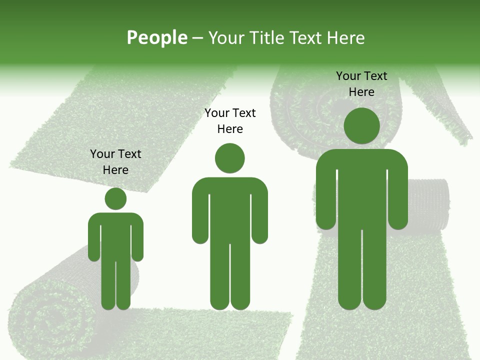 Autumn In Public Garden. Young Couple On A Path PowerPoint Template