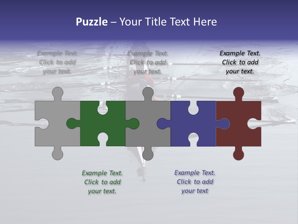 Rowing Team PowerPoint Template