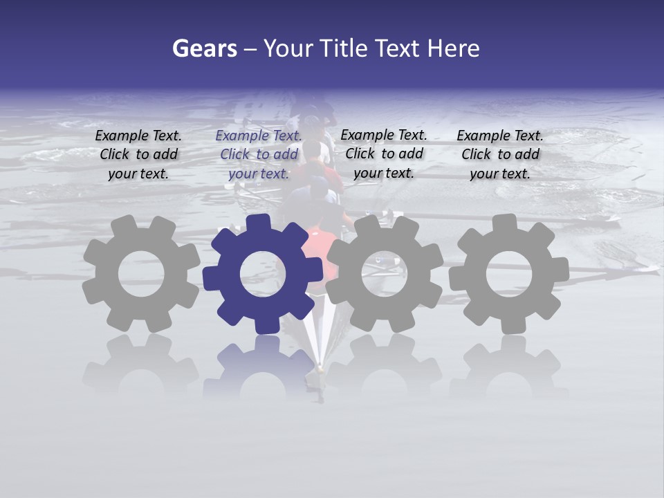 Rowing Team PowerPoint Template