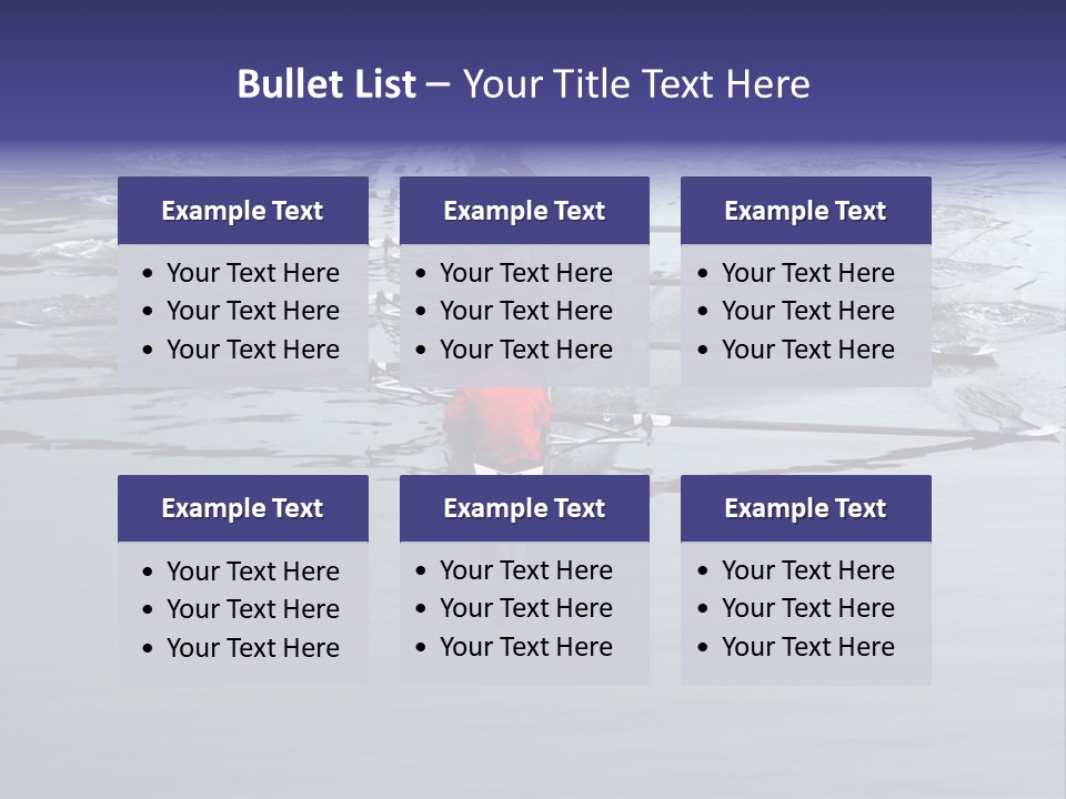 Rowing Team PowerPoint Template