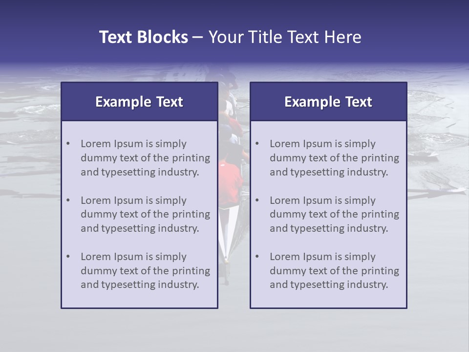 Rowing Team PowerPoint Template