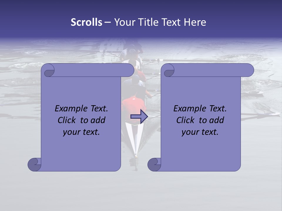 Rowing Team PowerPoint Template