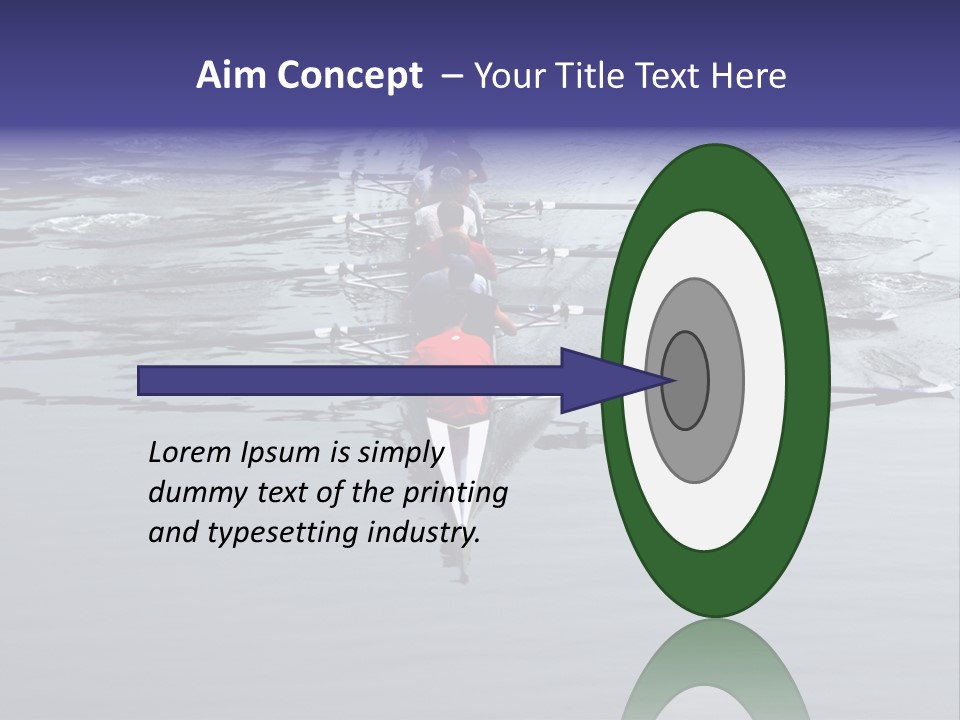 Rowing Team PowerPoint Template
