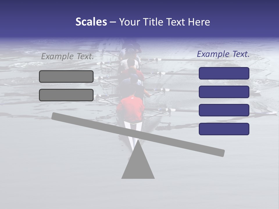 Rowing Team PowerPoint Template