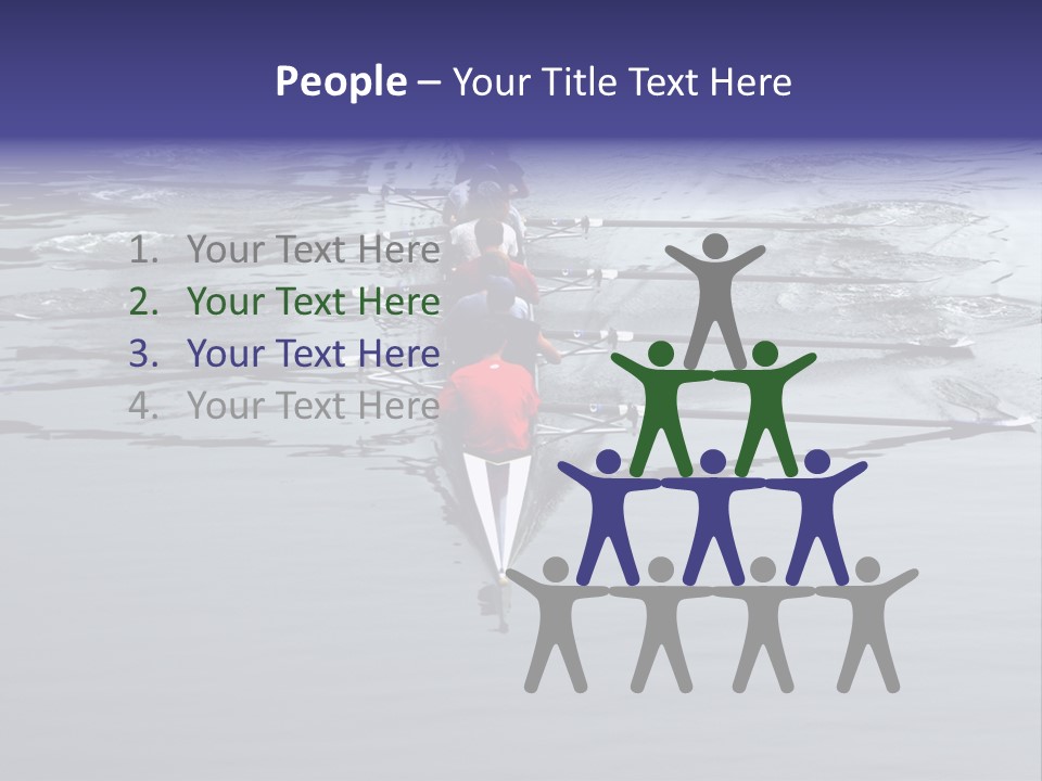 Rowing Team PowerPoint Template
