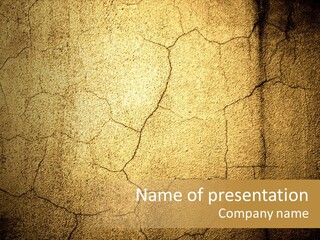 Texture Of Old Wall PowerPoint Template