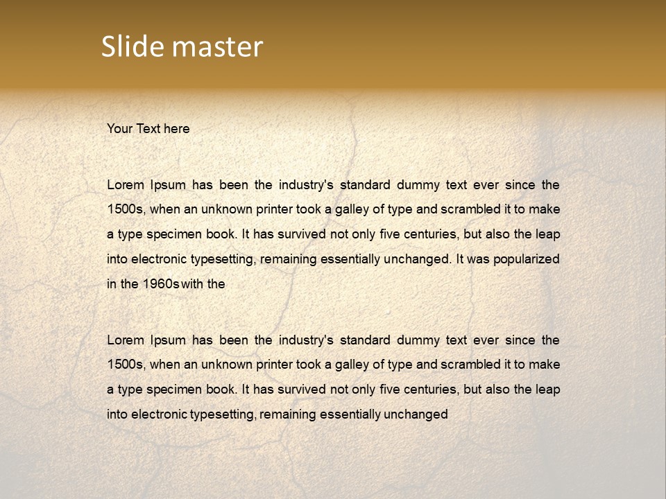 Texture Of Old Wall PowerPoint Template