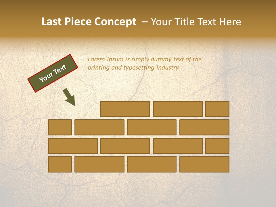 Texture Of Old Wall PowerPoint Template