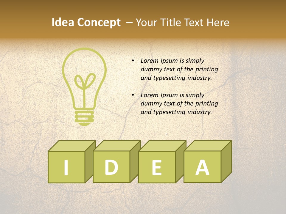 Texture Of Old Wall PowerPoint Template