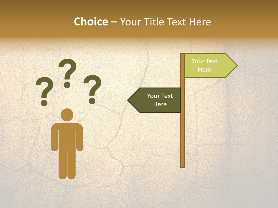 Texture Of Old Wall PowerPoint Template