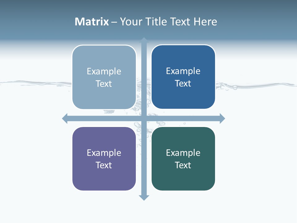 A Water Splash Powerpoint Presentation Template PowerPoint Template