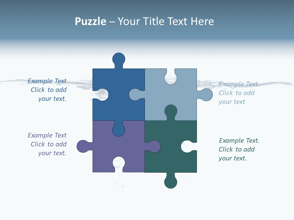 A Water Splash Powerpoint Presentation Template PowerPoint Template