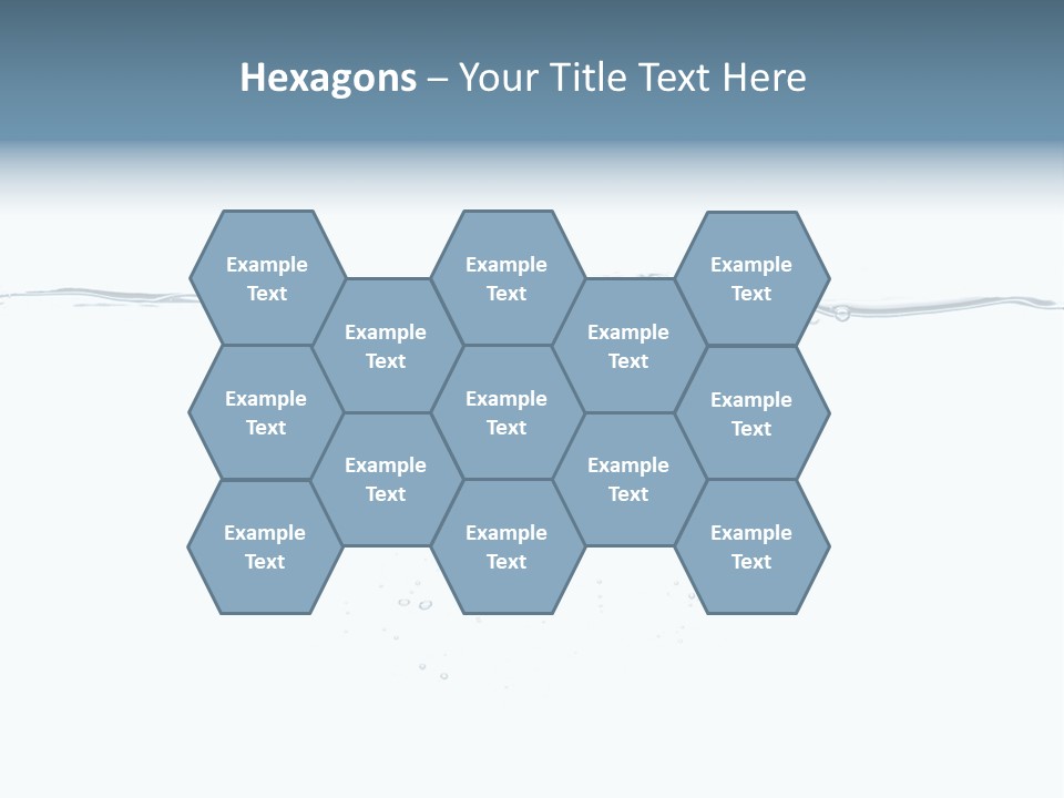 A Water Splash Powerpoint Presentation Template PowerPoint Template