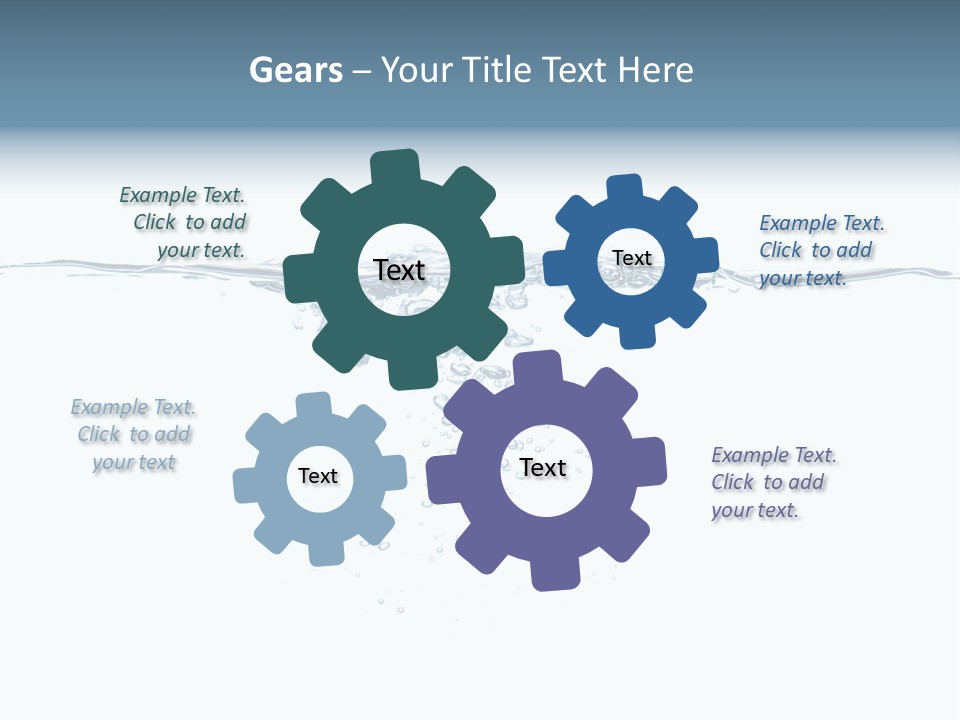 A Water Splash Powerpoint Presentation Template PowerPoint Template