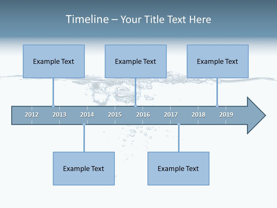 A Water Splash Powerpoint Presentation Template PowerPoint Template