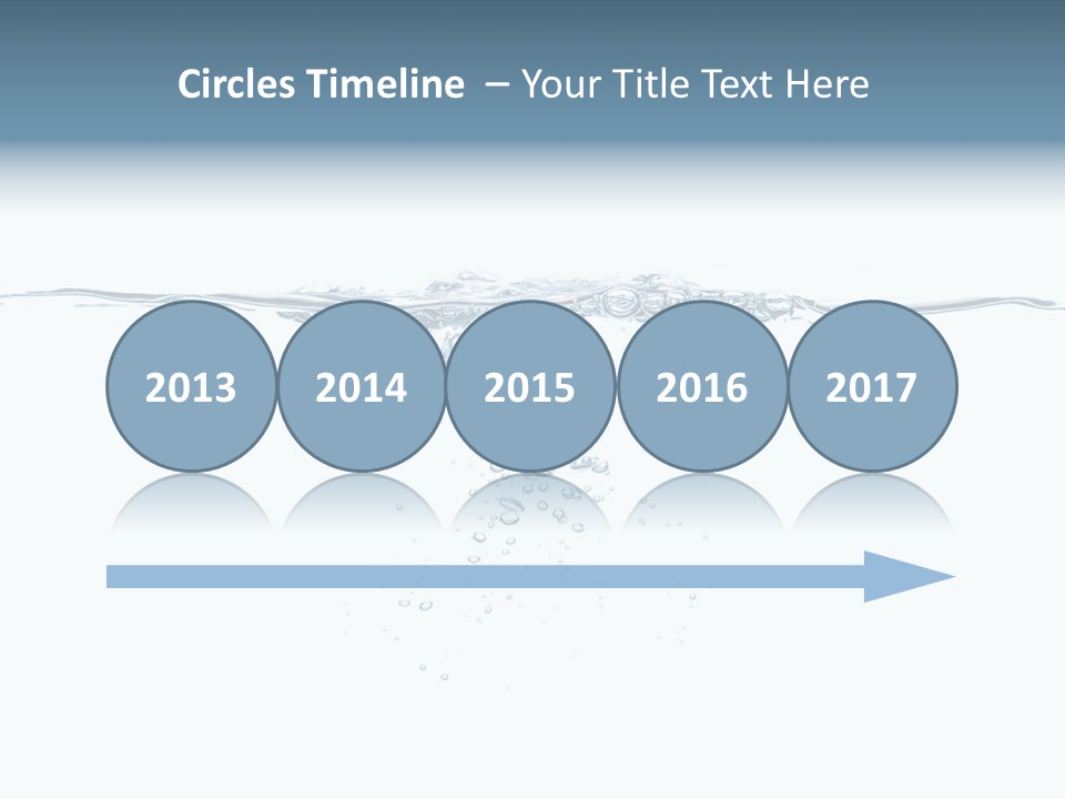 A Water Splash Powerpoint Presentation Template PowerPoint Template